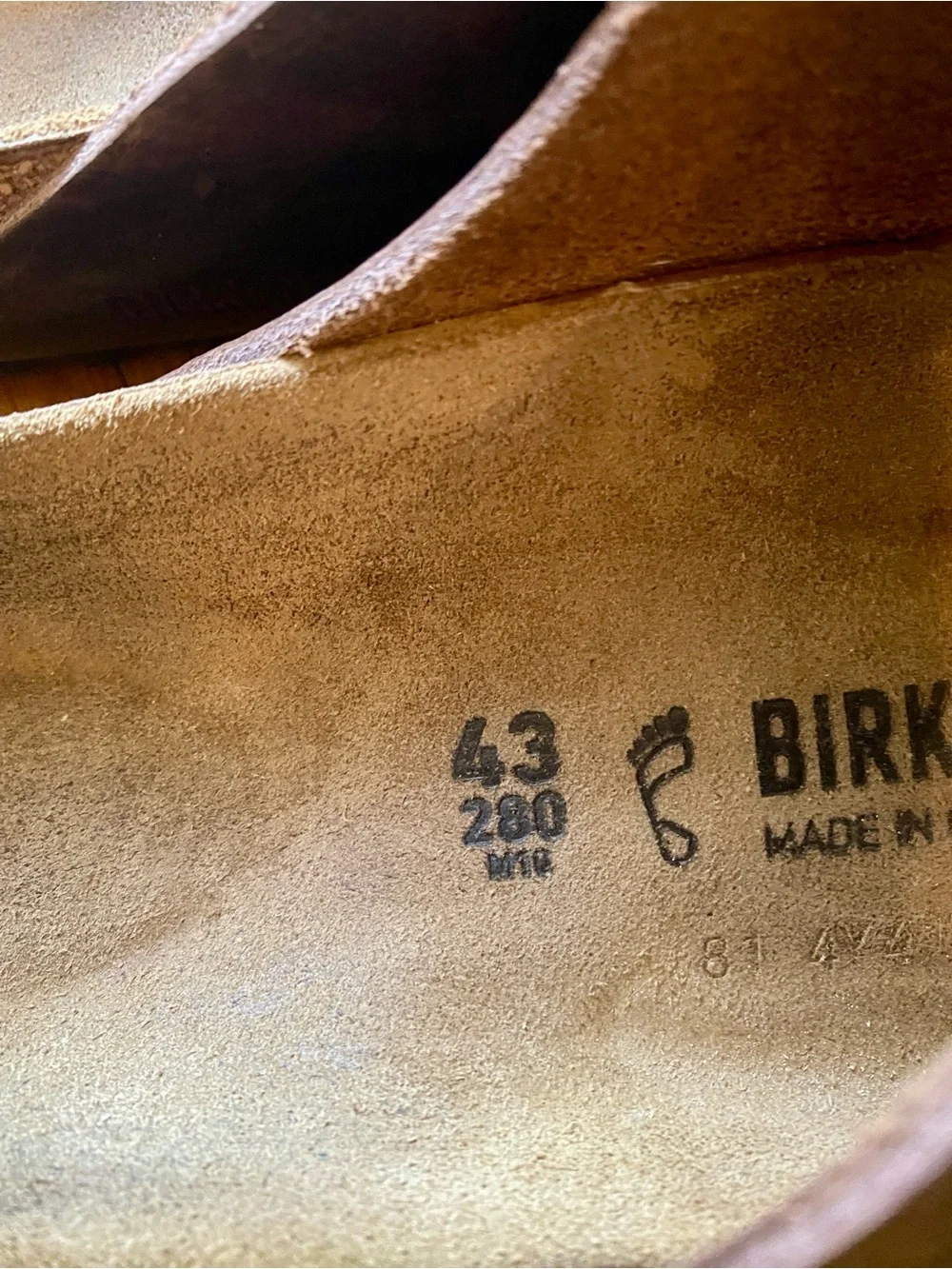 Birkenstock Men's Brown Arizona Two-Strap Sandals